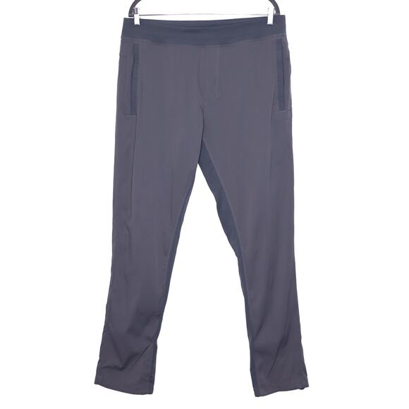 LULULEMON Lightweight Workout Pant Gray Tapered Elastic Waist Active Men's XL - Picture 1 of 12